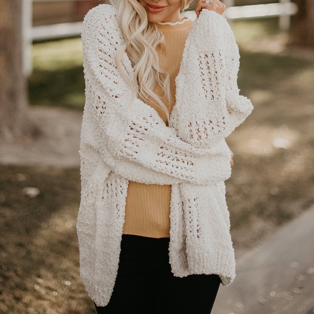 Cozy Knit Cardigan Sweater